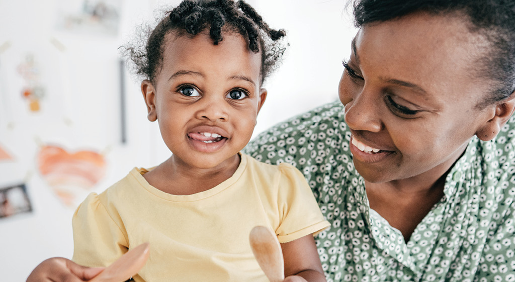 picture of a mother and her child